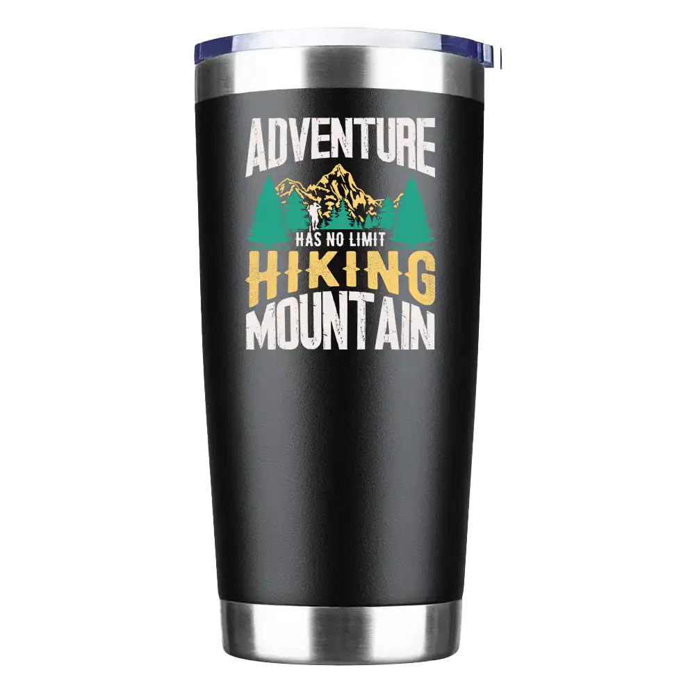 Adventure Has No Limit Hiking Mountain 20oz Insulated Vacuum Sealed