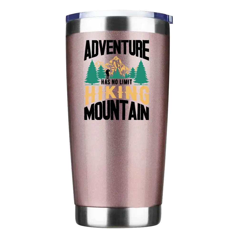 Adventure Has No Limit Hiking Mountain 20oz Insulated Vacuum Sealed