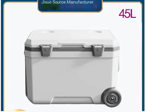 45L Outdoor Rolling Cooler for Camping and Picnics