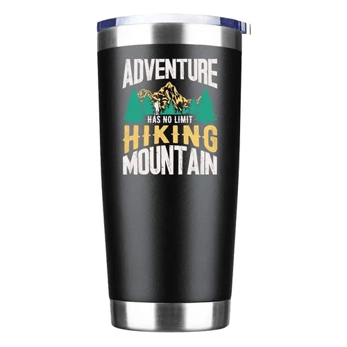 Adventure Has No Limit Hiking Mountain 20oz Insulated Vacuum Sealed