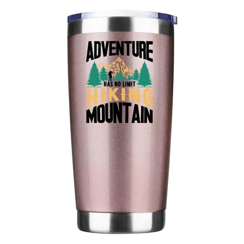 Adventure Has No Limit Hiking Mountain 20oz Insulated Vacuum Sealed