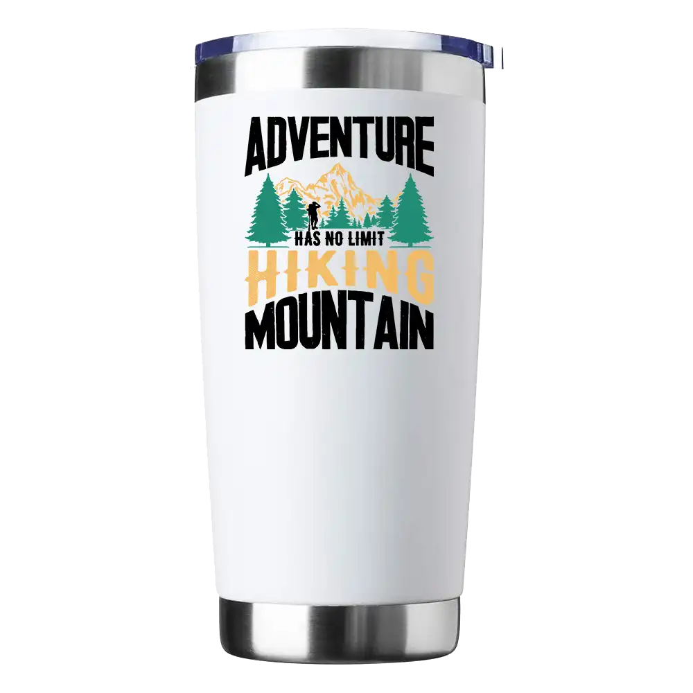 Adventure Has No Limit Hiking Mountain 20oz Insulated Vacuum Sealed