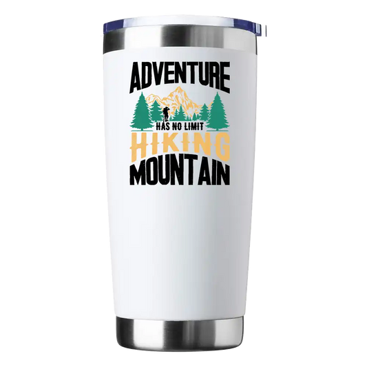 Adventure Has No Limit Hiking Mountain 20oz Insulated Vacuum Sealed